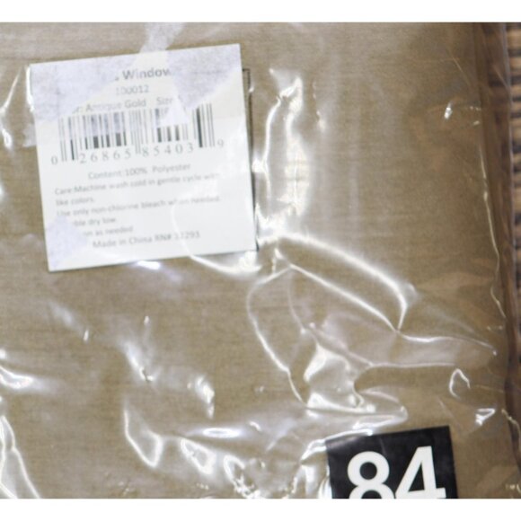 NWT Elrene Home Fashions Darkening Rod Pocket Window Panel Gold Yellow 52x84 - Picture 11 of 12